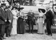 Mrs. B. Cochran [i.e., Cockran], Mrs. Oscar Straus, Oscar Straus, Mrs. T. Roosevelt Jr..., 1912. Creator: Bain News Service