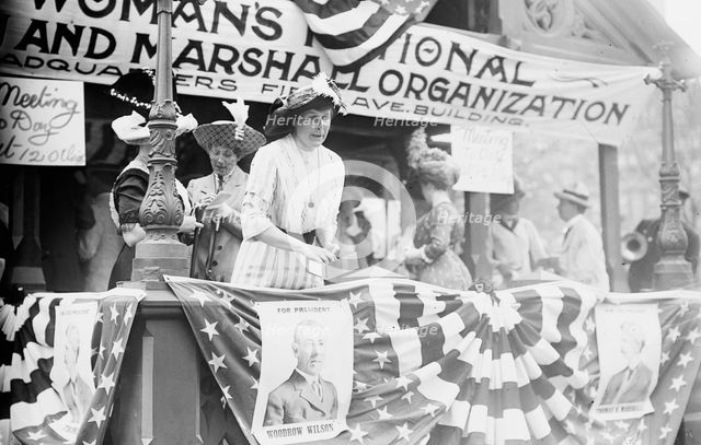 Mrs. B. Harriman, 1912. Creator: Bain News Service.