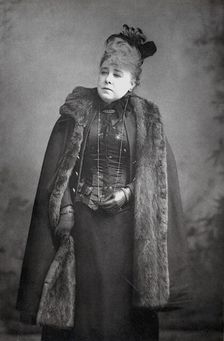 Mrs Bancroft (nee Marie Wilton) (1840-1921), English actress, c1890