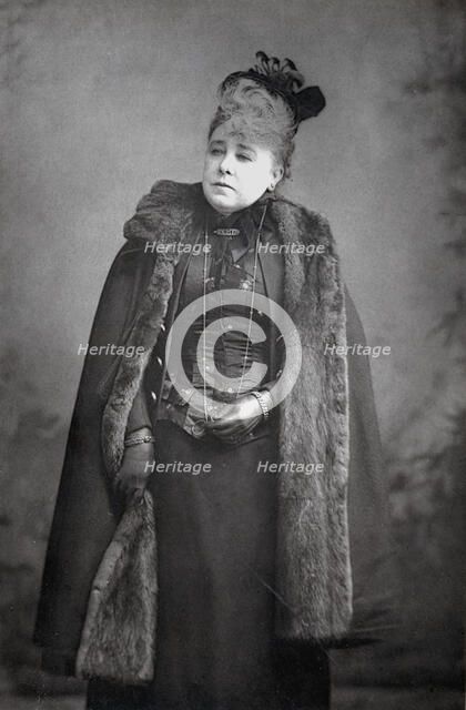 Mrs Bancroft (nee Marie Wilton) (1840-1921), English actress, c1890. Artist: Unknown