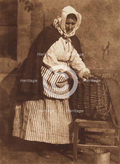 Mrs. Barbara (Johnstone) Flucker, between 1843 and 1847. Creators: David Octavius Hill, Robert Adamson, Hill & Adamson.