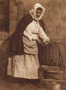 Mrs. Barbara (Johnstone) Flucker, between 1843 and 1847. Creators: David Octavius Hill, Robert Adamson, Hill & Adamson