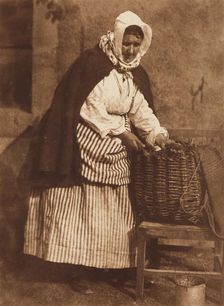 Mrs. Barbara (Johnstone) Flucker, between 1843 and 1847. Creators: David Octavius Hill, Robert Adamson, Hill & Adamson