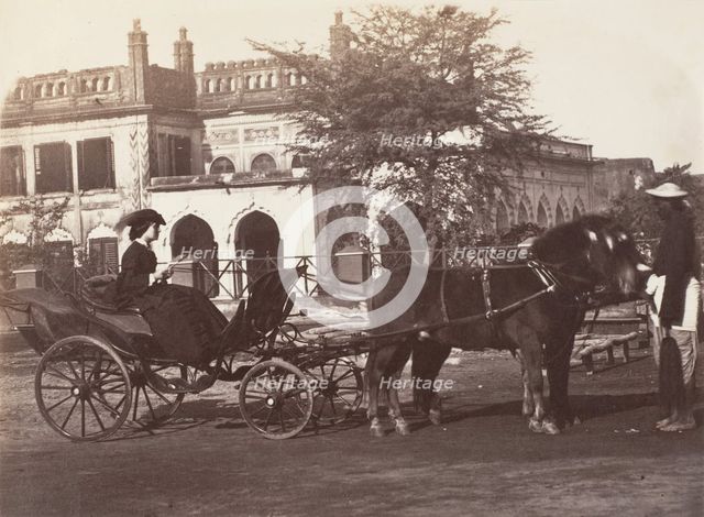Mrs Bayley, Lucknow, 1858-61. Creator: Unknown.