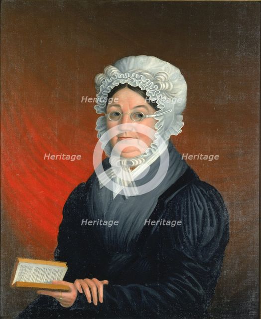 Mrs. Benajah Johnson, 1830. Creator: A. Patrick.