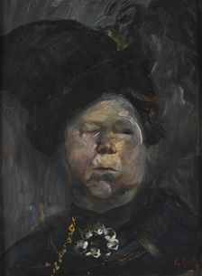 Mrs Blom, 1913-1914. Creator: Christian Krohg