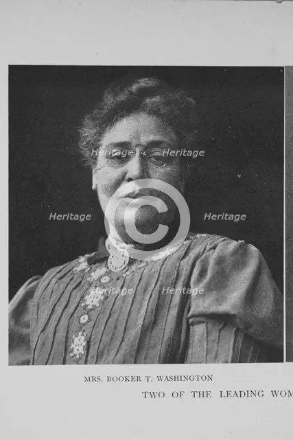 Mrs. Booker T. Washington, 1908. Creator: Unknown.
