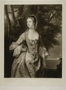 Mrs. Bonfoy, c. 1754. Creator: James McArdell