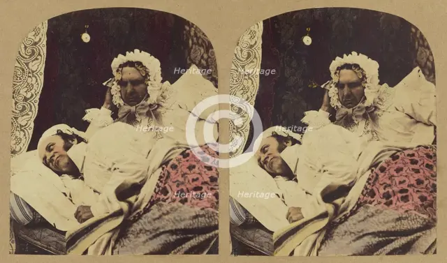 Mrs. Caudle's Curtain Lectures, about 1860. Creator: London Stereoscopic & Photographic Co.