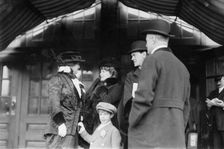 Mrs. C.D. Gibson -- Mrs. W. Astor & son, between c1910 and c1915. Creator: Bain News Service