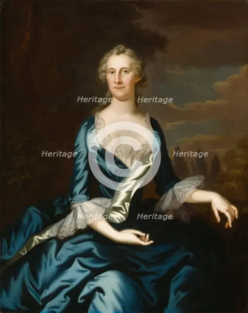 Mrs. Charles Carroll of Annapolis, 1753 or 1754. Creator: John Wollaston the Younger.