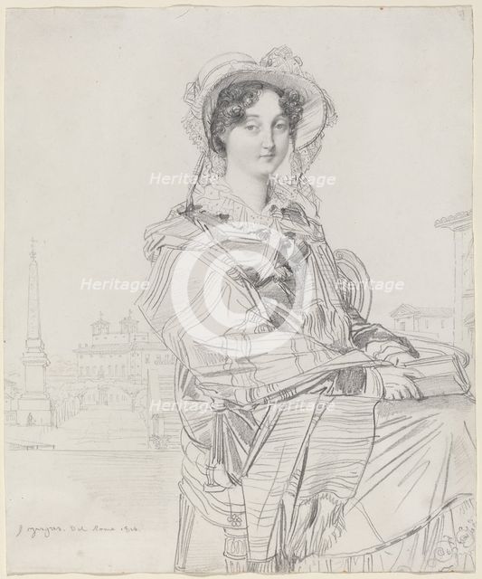Mrs. Charles Badham, 1816. Creator: Jean-Auguste-Dominique Ingres.