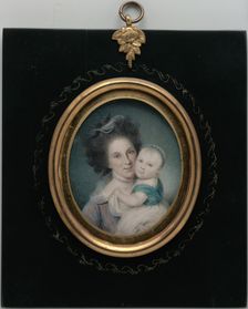 Mrs. Charles Willson Peale (Rachel Brewer) and Baby Eleanor, 1790. Creator: Charles Willson Peale
