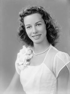 Mrs Charles W Bramlett - Portrait, 1945. Creator: Harris & Ewing