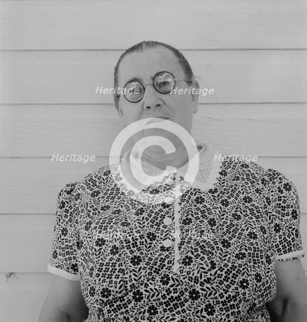 Mrs. Chris Ament who has lived for thirty three years on dry..., south of Quincy, Washington, 1939. Creator: Dorothea Lange.
