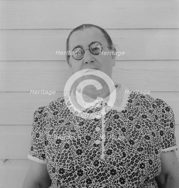 Mrs. Chris Ament who has lived for thirty three years on dry..., south of Quincy, Washington, 1939. Creator: Dorothea Lange.