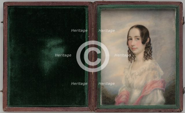 Mrs. Christopher Grant Perry (Frances Sargeant), ca. 1840. Creator: Richard Morrell Staigg.