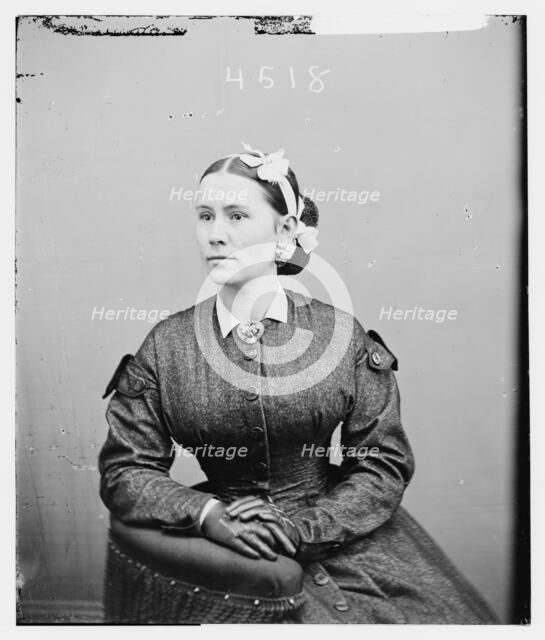 Mrs. Clara Walters, between 1855 and 1865. Creator: Unknown.