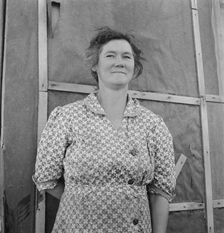 Mrs. Cleaver is raising five sons on new farm, Malheur County, Oregon, 1939. Creator: Dorothea Lange