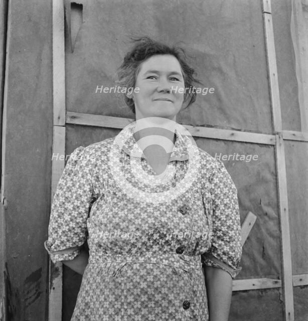 Mrs. Cleaver is raising five sons on new farm, Malheur County, Oregon, 1939. Creator: Dorothea Lange.