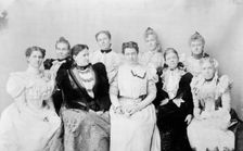 Mrs. Cleveland and the ladies of the Cabinet, no. 2, c1897. Creator: Frances Benjamin Johnston