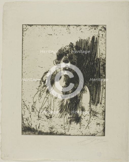 Mrs. Cotton II, 1901. Creator: Anders Leonard Zorn.