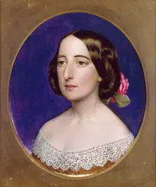 Mrs Coventry Patmore, pre 1856. Artist: John Brett