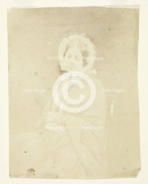 Mrs. Craik, 1850/59. Creators: Unknown, Benjamin Mulock.