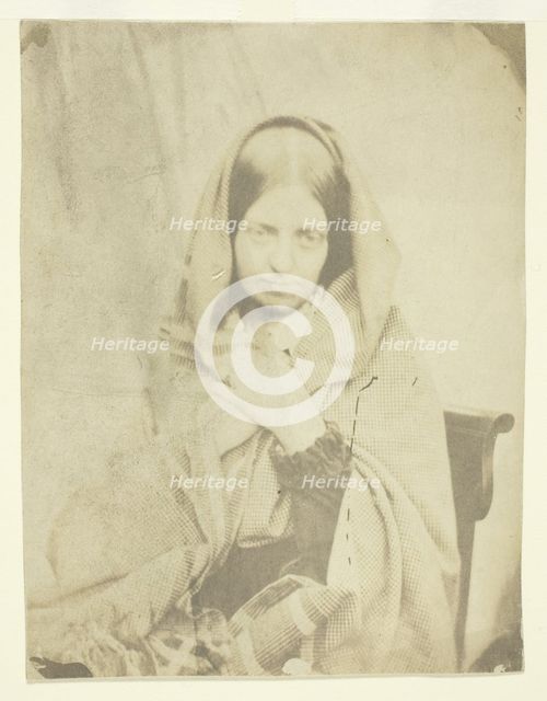 Mrs. Craik, 1850/59. Creators: Unknown, Benjamin Mulock.