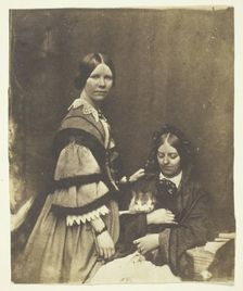 Mrs. Craik Holding Cat, c. 1858. Creator: Benjamin Mulock