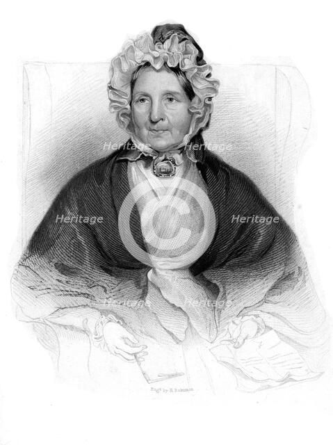 Mrs Dunlop of Dunlop, Patron of Robbie Burns. Artist: H Robinson