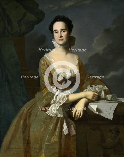 Mrs. Daniel Hubbard (Mary Greene), c. 1764. Creator: John Singleton Copley.
