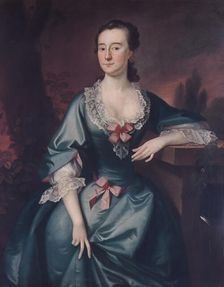 Mrs. David Chesebrough, 1754. Creator: Joseph Blackburn