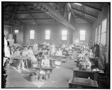 Mrs. Doyen's Red Cross workroom, between 1910 and 1920. Creator: Harris & Ewing