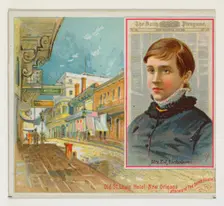 Mrs. E. J. Nicholson, The New Orleans Daily Picayune, from the American Editors series (N3..., 1887. Creator: Allen & Ginter
