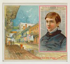 Mrs. E. J. Nicholson, The New Orleans Daily Picayune, from the American Editors series (N3..., 1887. Creator: Allen & Ginter