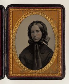 Mrs. Eugene Beauharnais Gibbs (formerly Mary Elizabeth Hoyt), between 1860 and 1870. Creator: Unknown