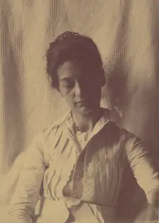 [Mrs. Eakins or Her Sister Doll], 1880s-90s., 1880s-90s. Creator: Thomas Eakins