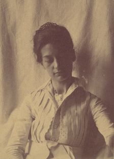 [Mrs. Eakins or Her Sister Doll], 1880s-90s., 1880s-90s. Creator: Thomas Eakins
