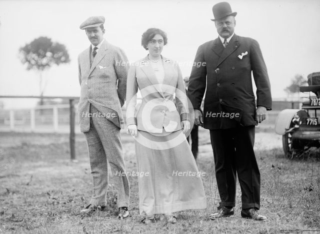 Mrs. Edward Beale McLean with Husband, 1911. Creator: Harris & Ewing.