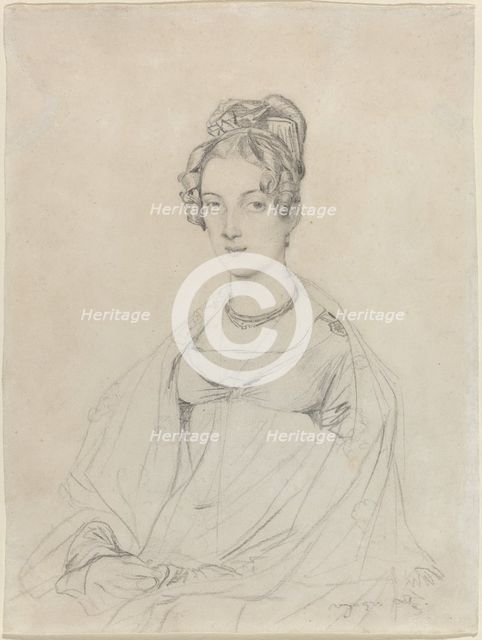 Mrs. Edward Dodwell, c. 1816/1817. Creator: Jean-Auguste-Dominique Ingres.