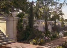 Mrs. Eldridge Merick Fowler house, 363 Grove Street, Pasadena, California, 1917. Creator: Frances Benjamin Johnston