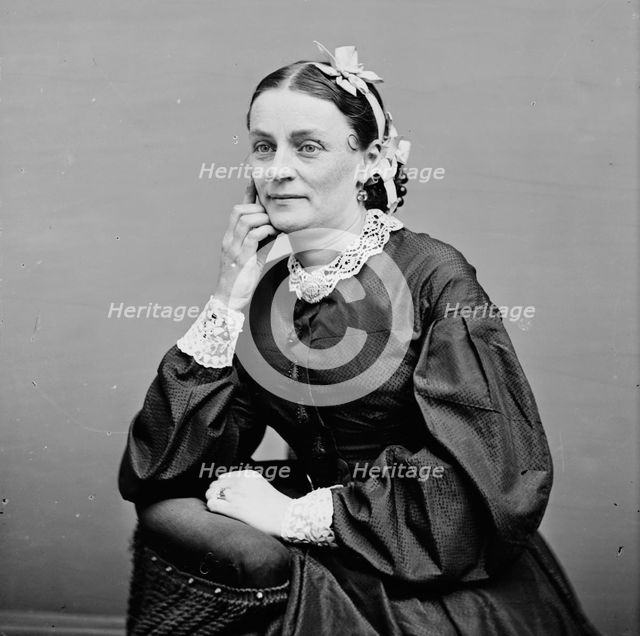 Mrs. Eldridge, between 1855 and 1865. Creator: Unknown.