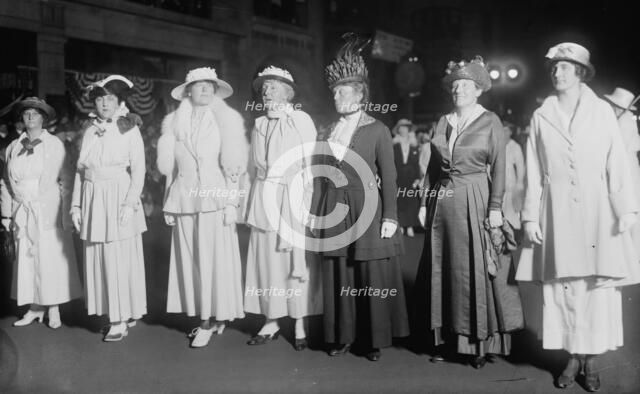 Mrs. Eleanor Roosevelt in Parade, 5/13/16, 1916. Creator: Bain News Service.