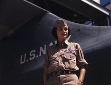 Mrs. Eloise J. Ellis has been appointed by civil...Naval Air Base, Corpus Christi, Texas, 1942. Creator: Howard Hollem