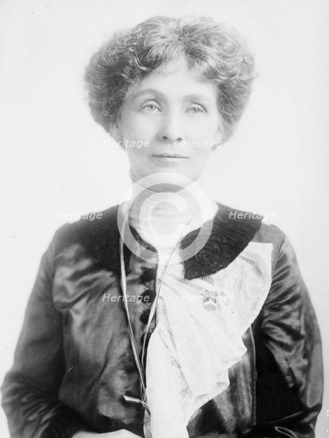 Mrs. Emmeline Pankhurst, 1912. Creator: Bain News Service.