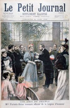 Mrs Furtado-Heine named Officer of the Legion of Honour, 1896. Creator: F Meaulle