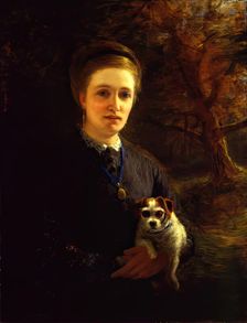 Mrs Farquharson of Finzean, The Artist's Stepmother, 1871. Creator: Joseph Farquharson
