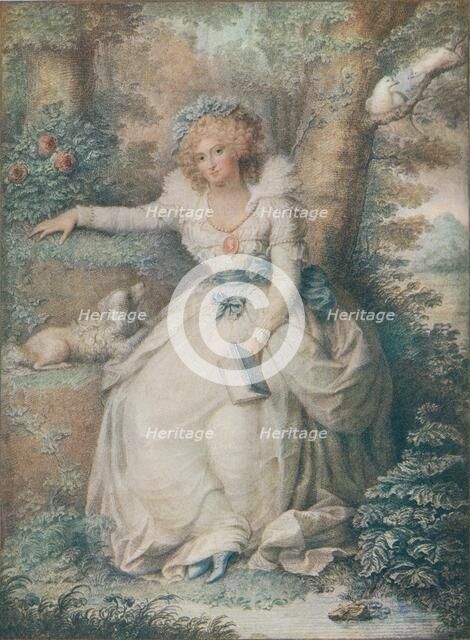 'Mrs. Fitzherbert', 1792. Artist: Jean Conde.