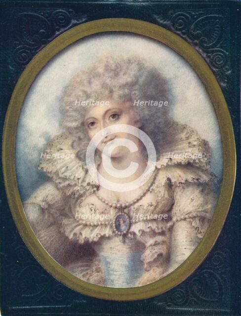 Mrs Fitzherbert, 1907. The longtime companion of the future King George IV of the United Kingdom. Artist: Richard Cosway